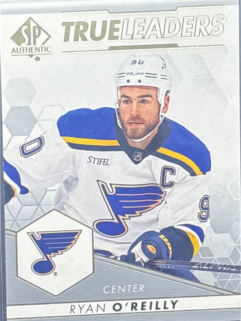 SP Authentic True Leaders Ryan O’Reilly Hockey Trading Card